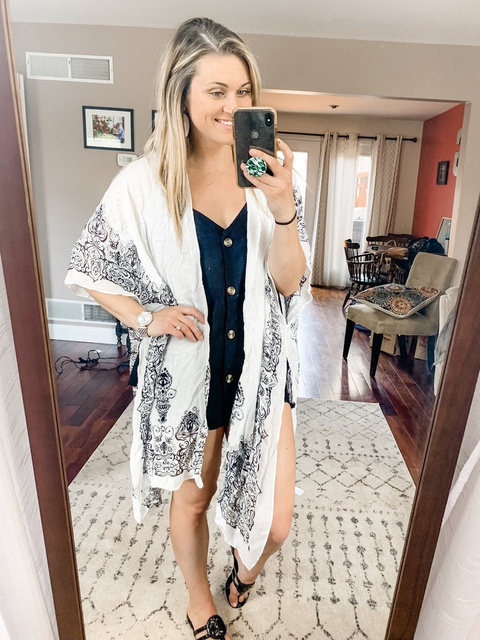 moss rose kimono