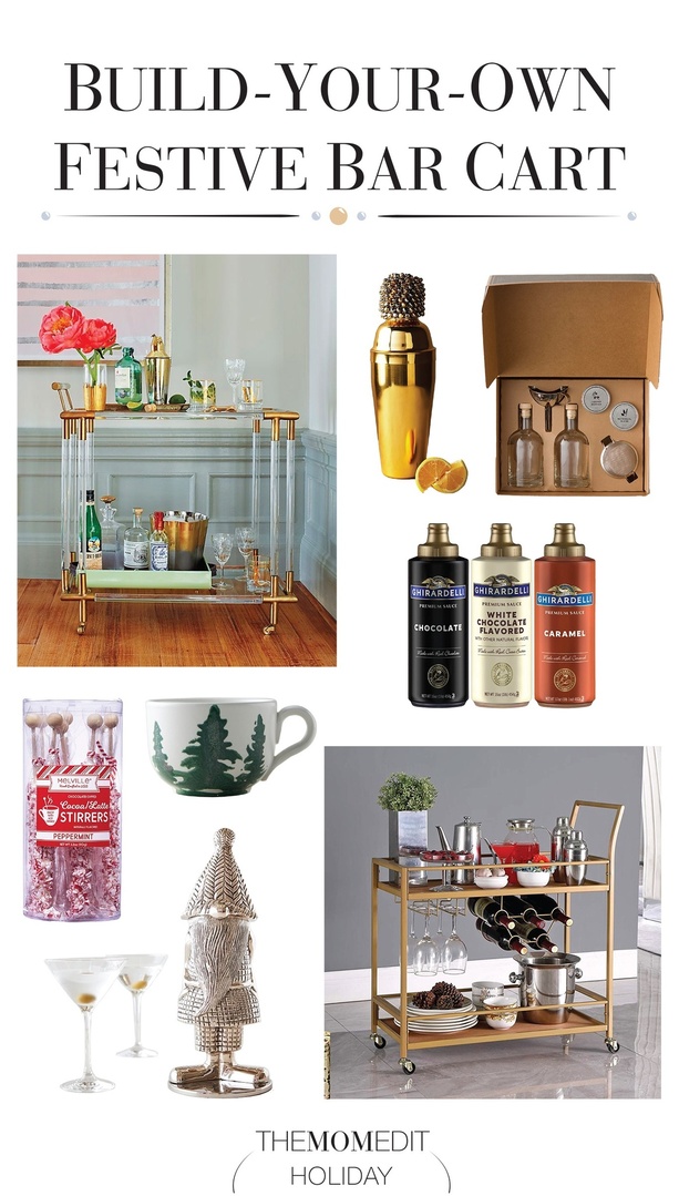 Look by The Mom Edit featuring Rattan Bar Cart