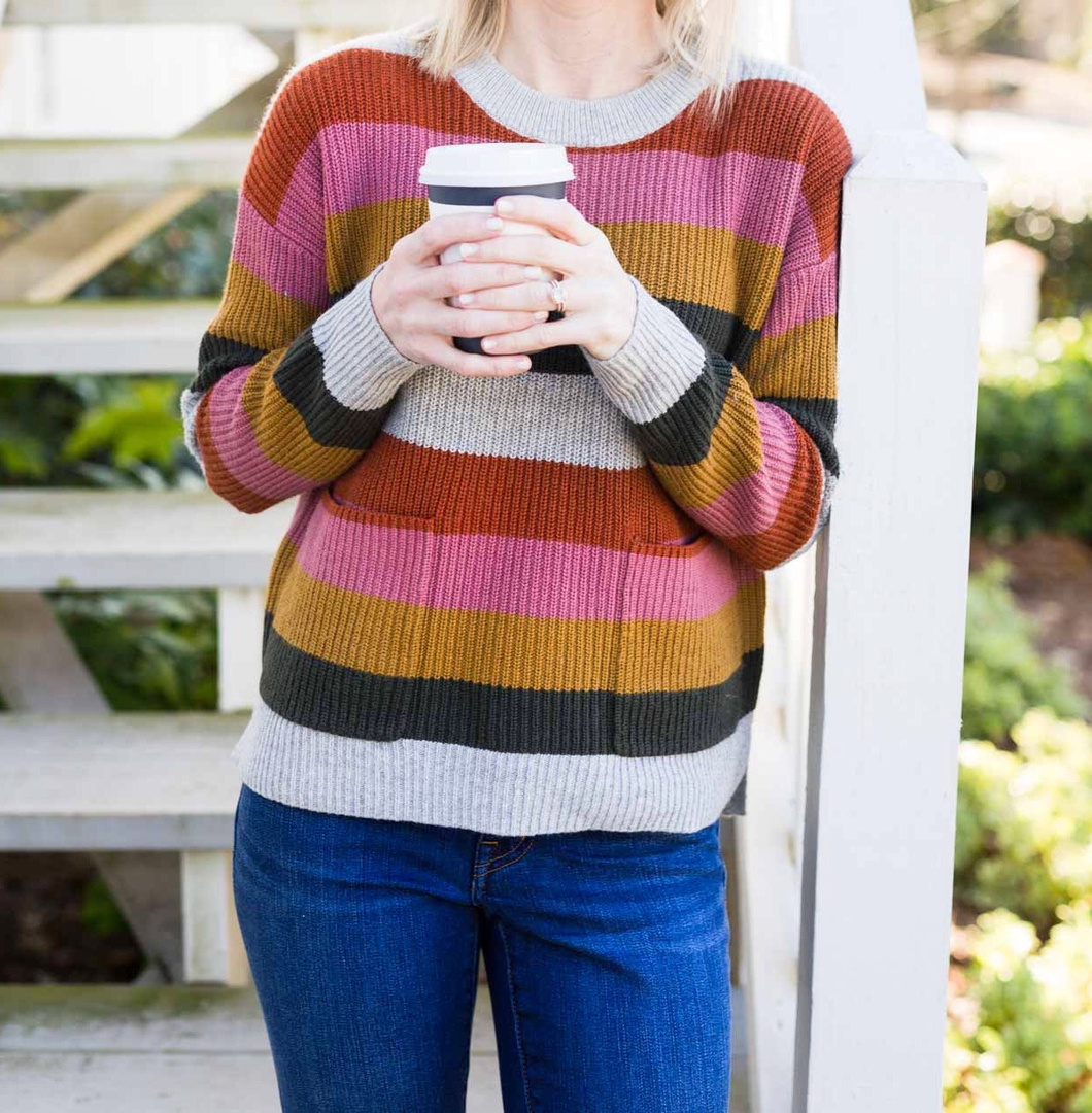 Patch pocket pullover sweater madewell best sale