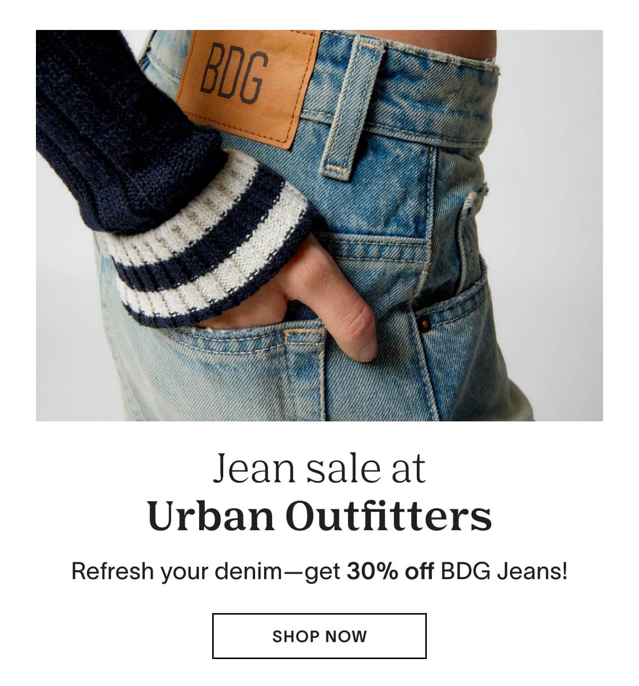 Shop the jean sale at Urban Outfitters