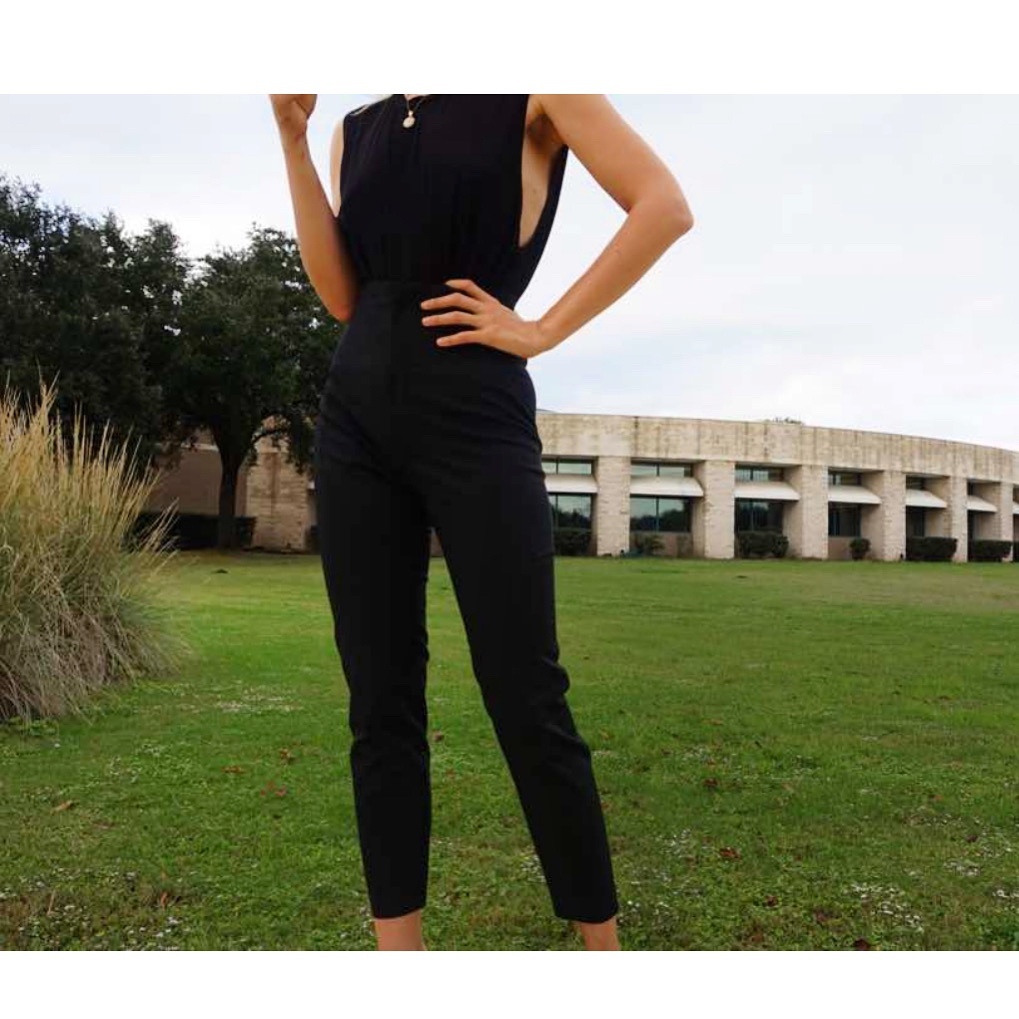 Look by InvestmentPiece featuring The Long-Sleeve V-Neck Bodysuit