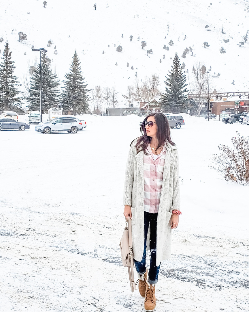 gap sweater coat