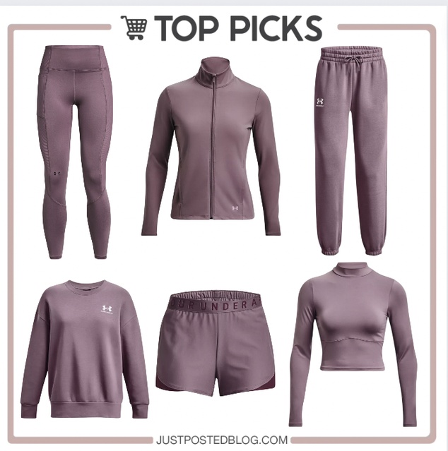 Great lavender athletic gear for fall & winter
