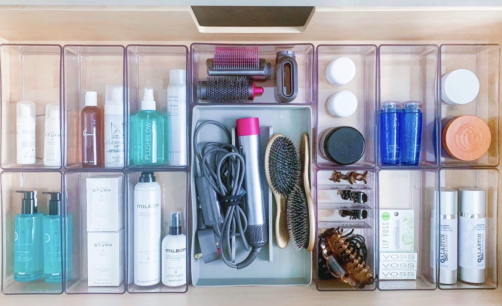 The Home Edit Stackable Hair Tool Bin