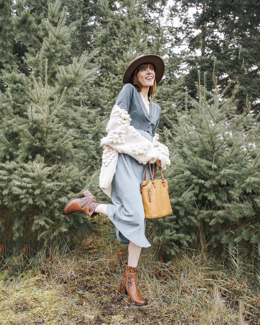 Look by Leah Miles featuring No Brand Shown Going West Studded Ankle Boot