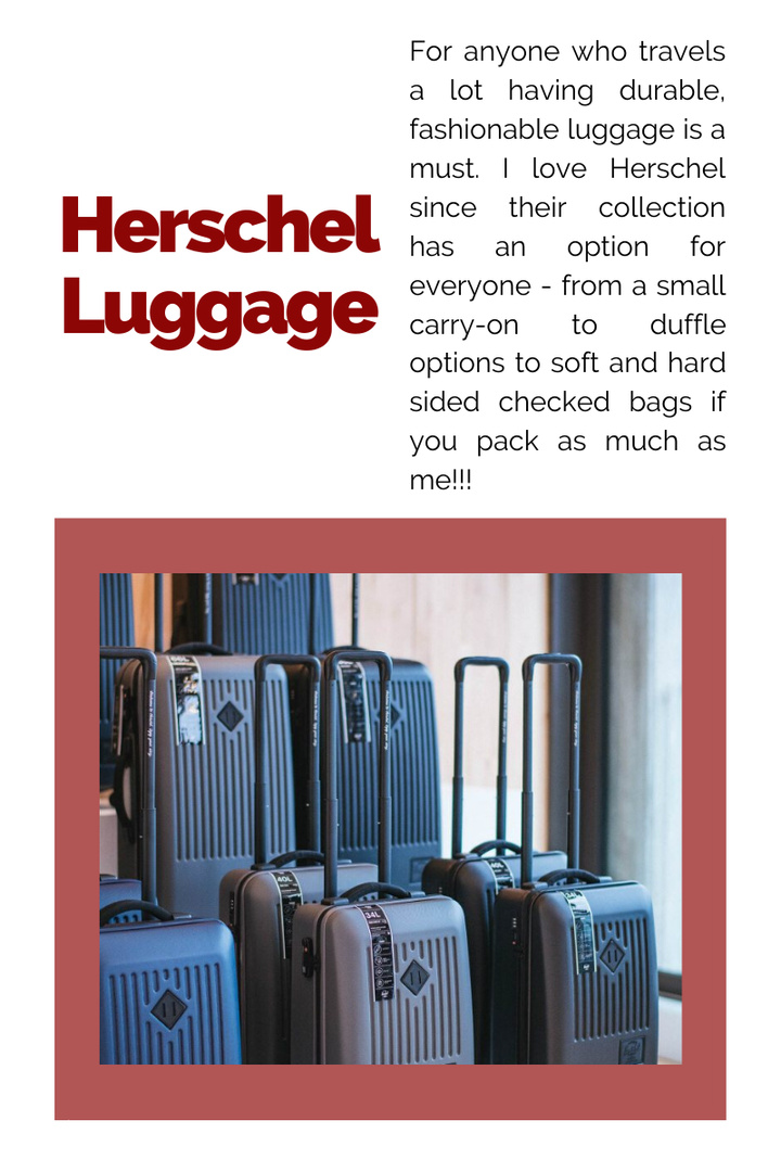 Look by Kristi Hemric featuring Small Trade 23-Inch Rolling Suitcase