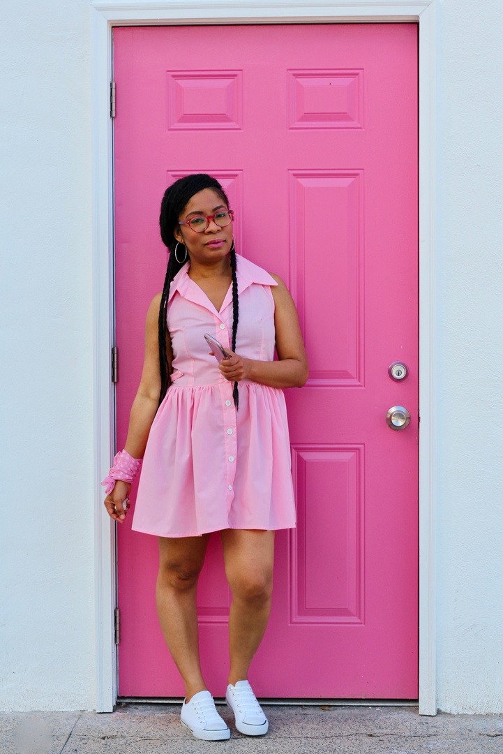 Look by Chanel Ward featuring Tribal Sleeveless Woven Shirtdress