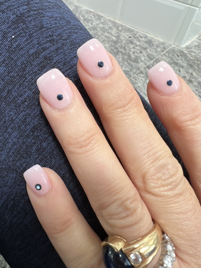 Look by Jennifer sattler featuring Nail Art Stamper, Clear Silicone Stamping Jelly with Scraper, Transparent Visible Body, No Misplacement for DIY Nail Decor (Clear)
