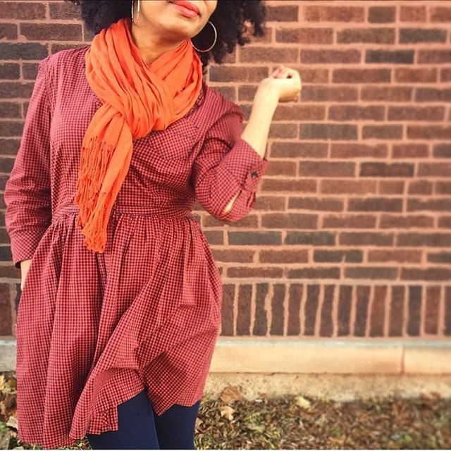 Look by Chanel Ward featuring Maison Jules Plaid Shirtdress