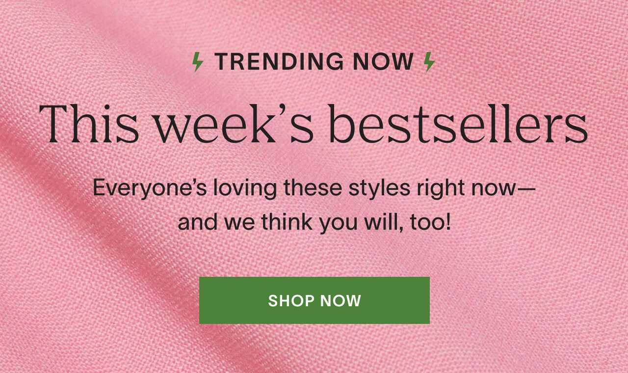 Shop this week's bestsellers