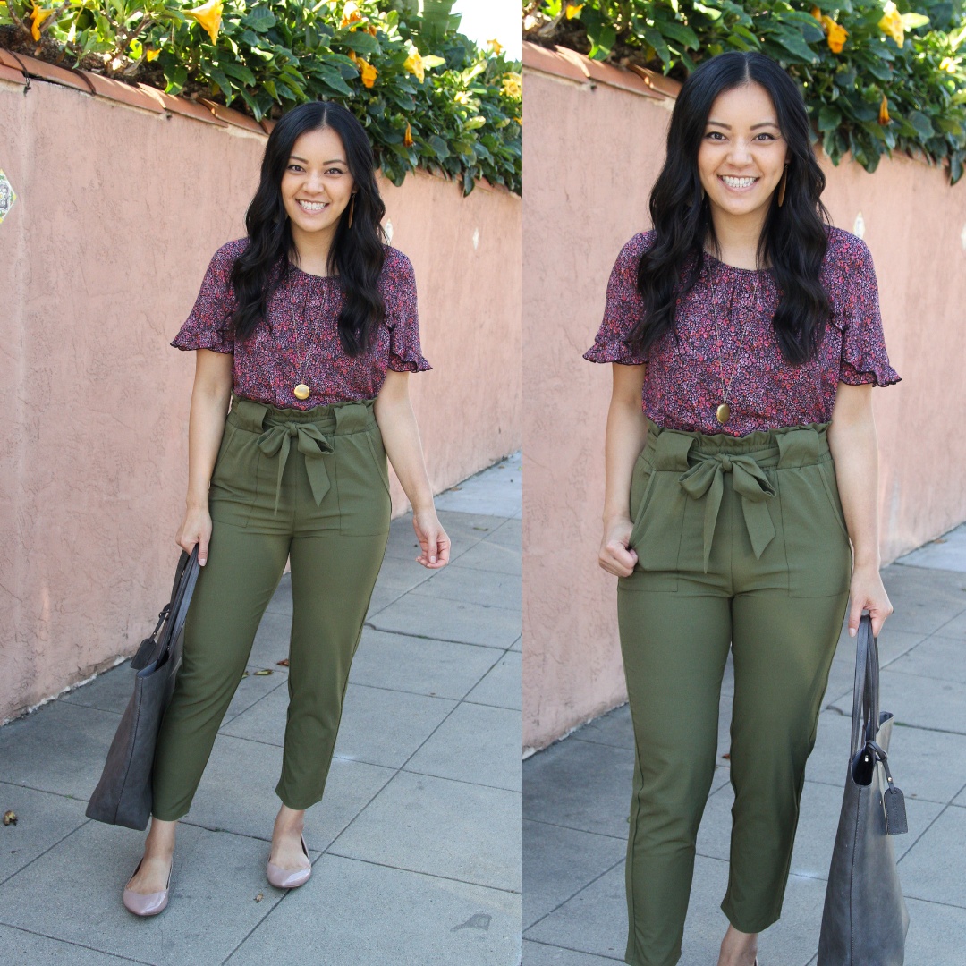 Fashion Look Featuring Lark & Ro Tops and Nine West Flats by
