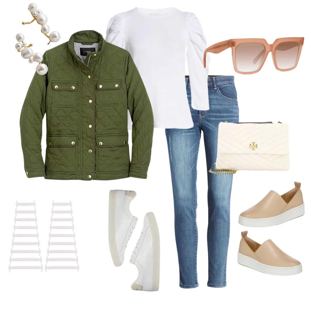 Look by Willow Crowns At Home featuring Quilted downtown field jacket
