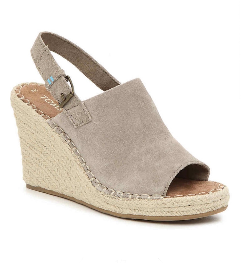 Featuring Toms Sandals and Toms Wedges 