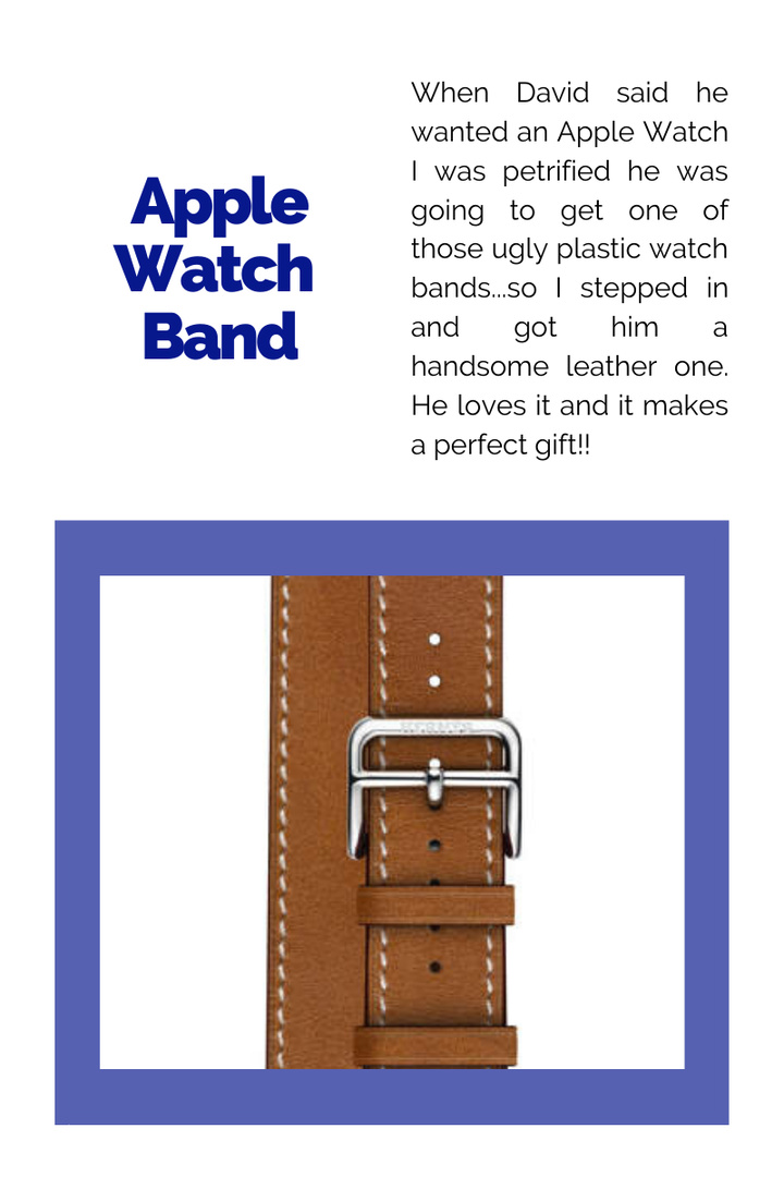 Look by Kristi Hemric featuring Apple Watch Herms - 40mm Fauve Barenia Leather Double Tour