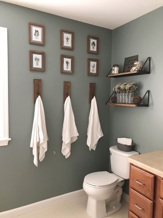 Look by Briannamd44 featuring Brown 'His' Galvanized Metal-Accent Towel Hook