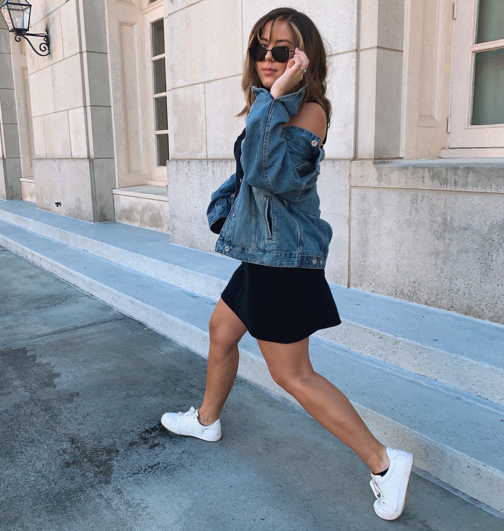 Fashion Look Featuring Wild Fable Jackets and H&M Sneakers & Athletic Shoes  by madisonlrush - ShopStyle