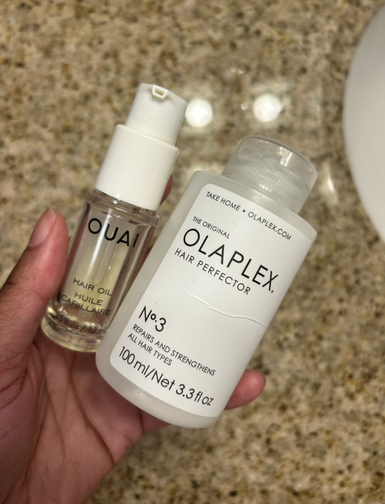 Fashion Look Featuring OLAPLEX Hair Care and Ouai Hair Care by