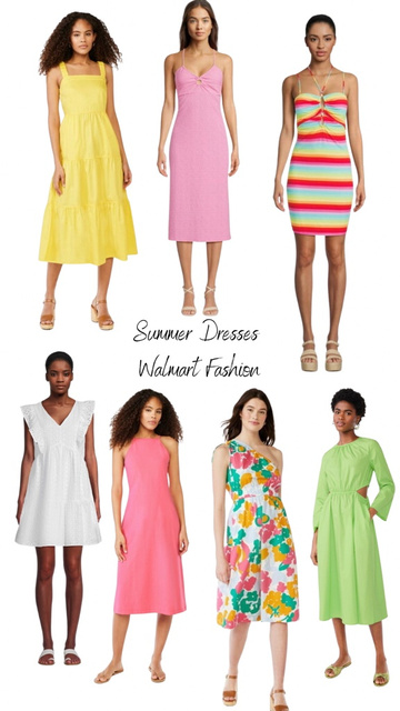 Walmart Fashion summer dresses #ShopStyle #MyShopStyle