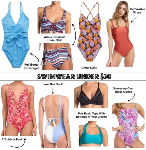 Fashion Look Featuring Mossimo One Piece Swimsuits and Mossimo Two