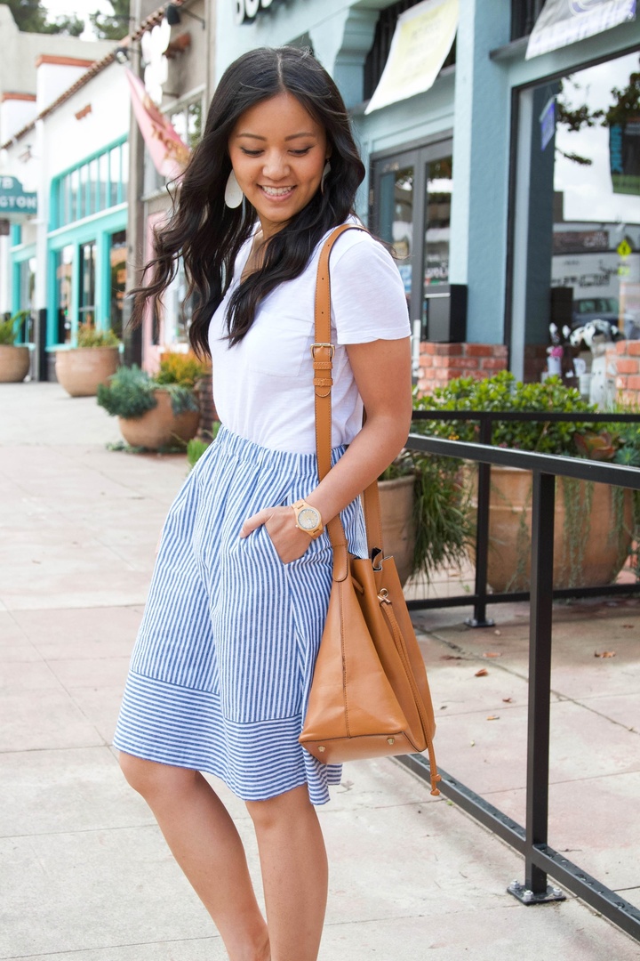 Fashion Look Featuring J.Crew Plus Size Skirts and Caslon T-shirts by ...