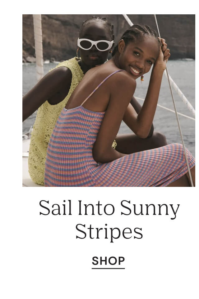 Sail into sunny stripes