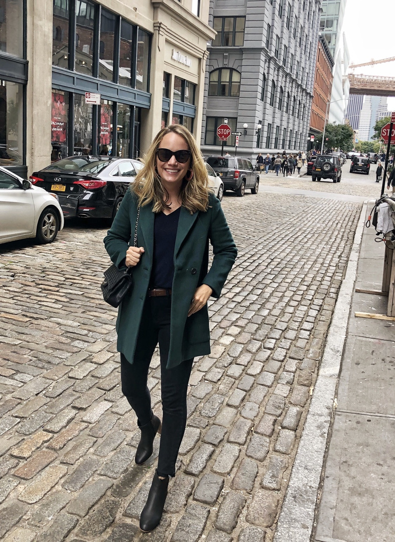 Madewell green coat best sale