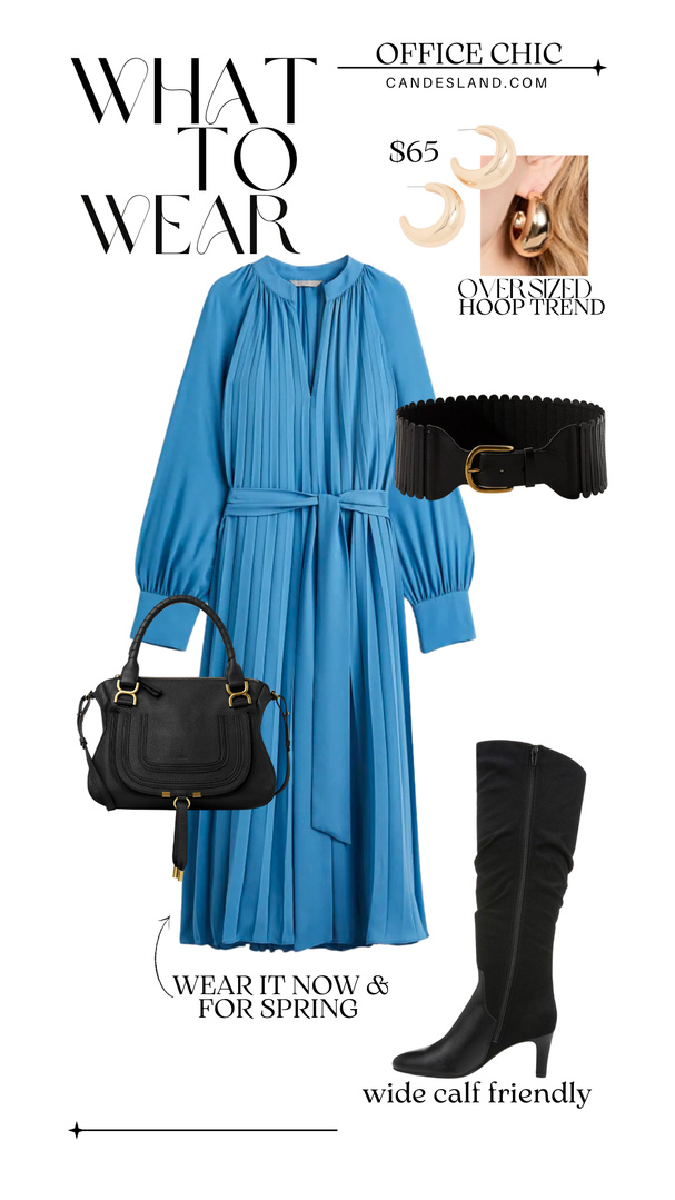 Fashion Look Featuring H&M Day Dresses and LifeStride Knee High Boots by candesland ShopStyle