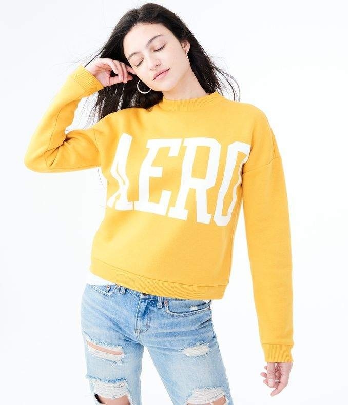 Fashion Look Featuring Aeropostale Teen Girls' Sweatshirts