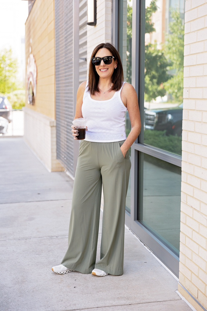 Fashion Look Featuring vuori Tops and vuori Pants by Jo-Lynne - ShopStyle