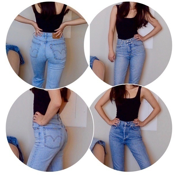 levi's wedgie high waisted jeans