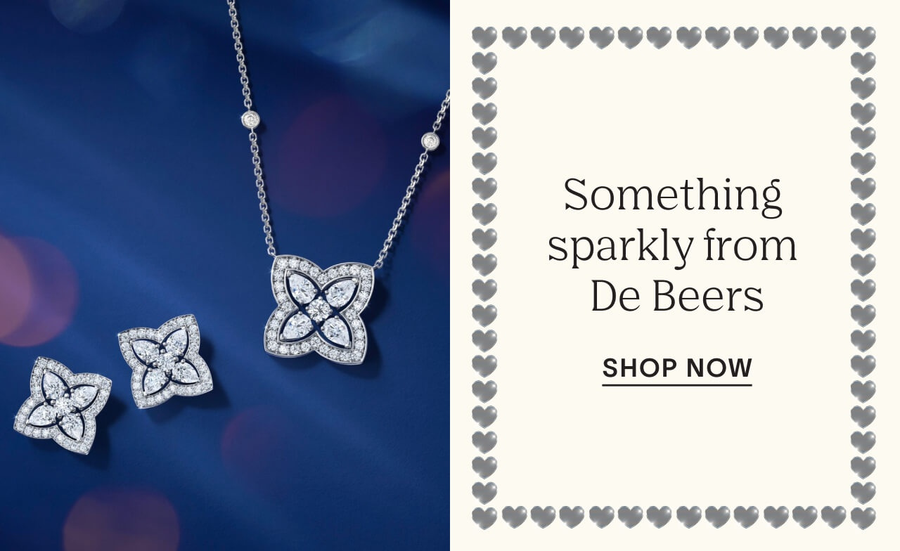 Shop Something sparkly from De Beers