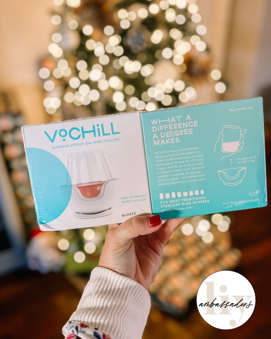 Look by Living in Yellow featuring VoChill Stemless Wine Glass Chiller | Keep the Chill In Your Glass | New Wine Accessory | Separable & Refreezable Chill Cradle | Actively Chills Stemless Glassware | Quartz, Pair Stemless