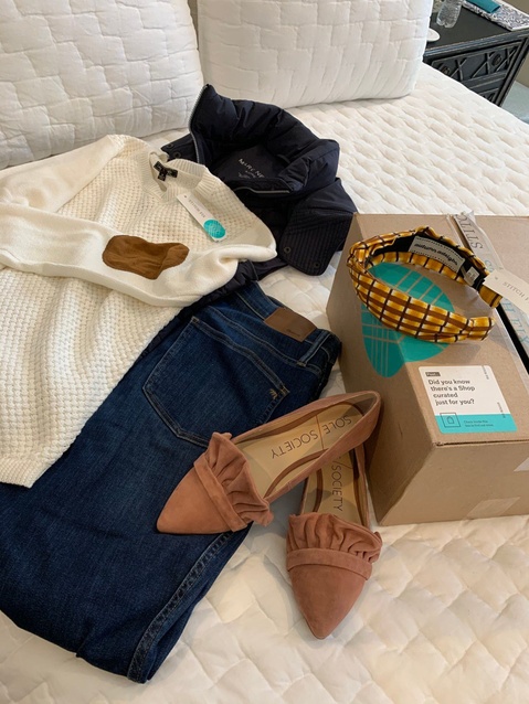 g on a perfumed blouse from the previous shopper - who's been there??   @StitchFix #ShopStyle #MyShopStyle #Winter #StitchFix