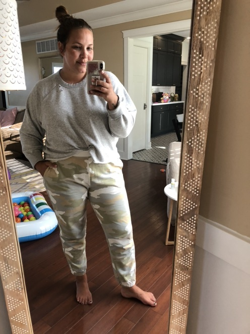 Aerie cheap distressed jogger