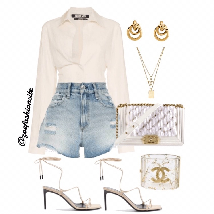 Fashion Look Featuring Jacquemus Tops and Jacquemus Tops by 