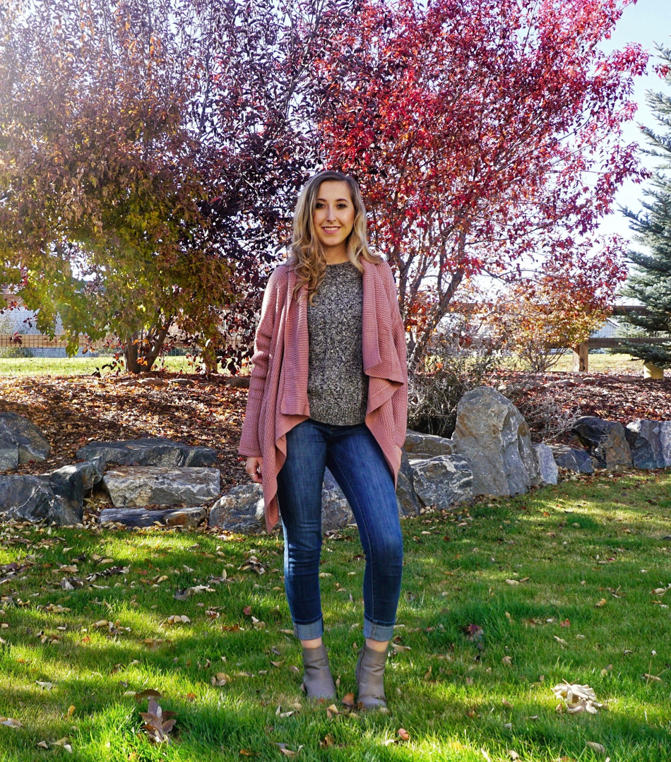 Look by xoamela featuring Heart N Crush Women's Cozy Soft Cardigan