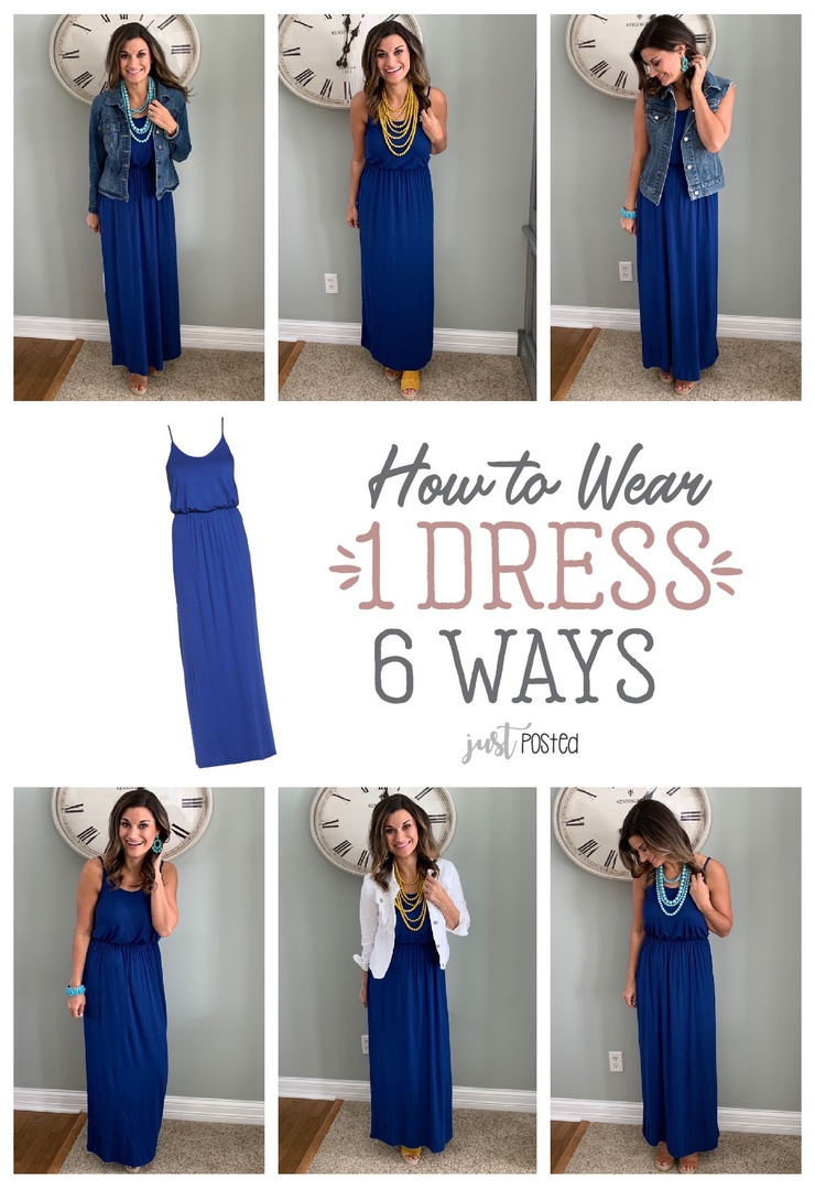 Look by Just Posted featuring All in Favor Knit Maxi Dress