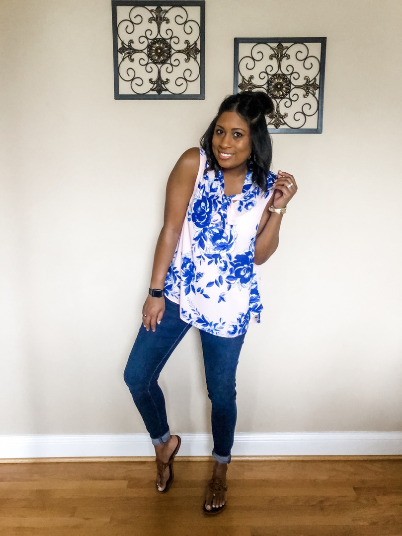 Fashion Look Featuring Lark & Ro Tops and Tory Burch Slide Sandals by ...