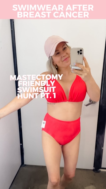 is $15 top is a winner from OldNavy #ShopStyle #swimsuit #swimsuits #mastectomyswimsuits #Petite #Vacation #Lifestyle #Travel