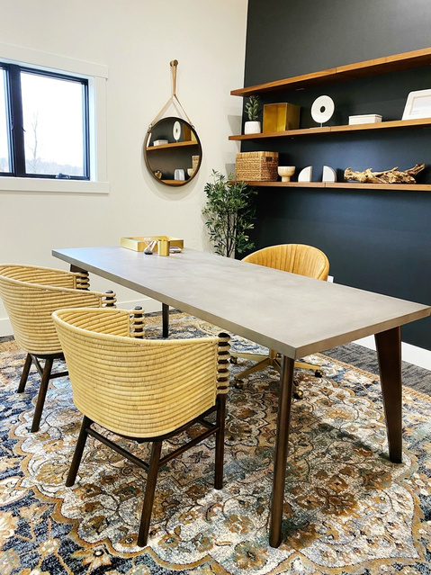 Fashion Look Featuring Cb2 Floor Mirrors And Cb2 Office Chairs By