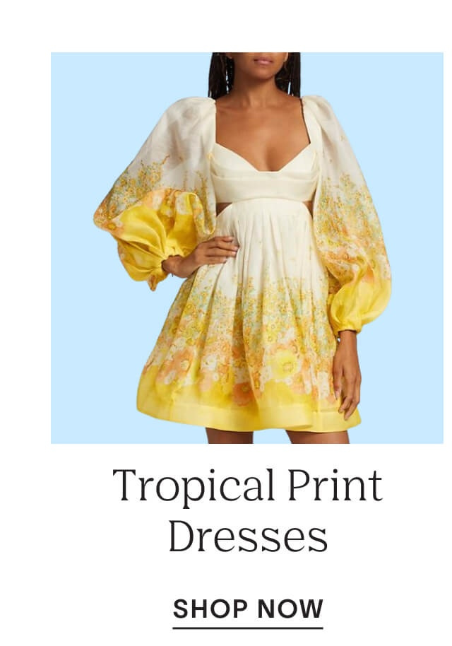 Shop Tropical Print Dresses