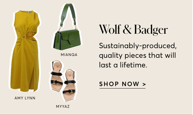 SHOP WOLF & BADGER