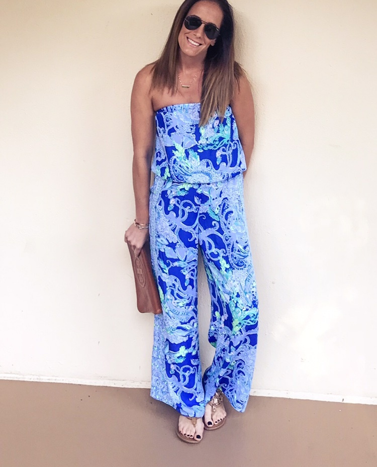 Fashion Look Featuring Lilly Pulitzer Wide-Leg Pants and Ray-Ban ...