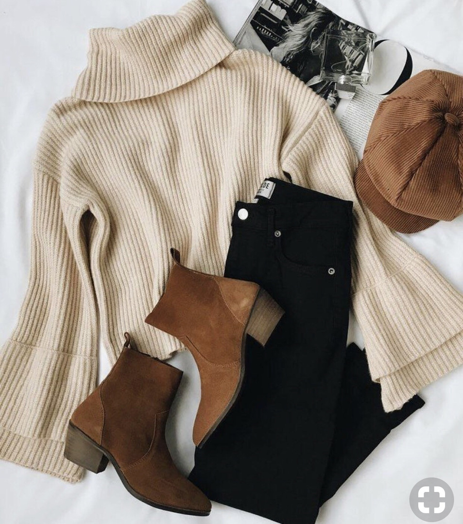 Fashion Look Featuring Fever Turtleneck Sweaters and Forever 21 ...