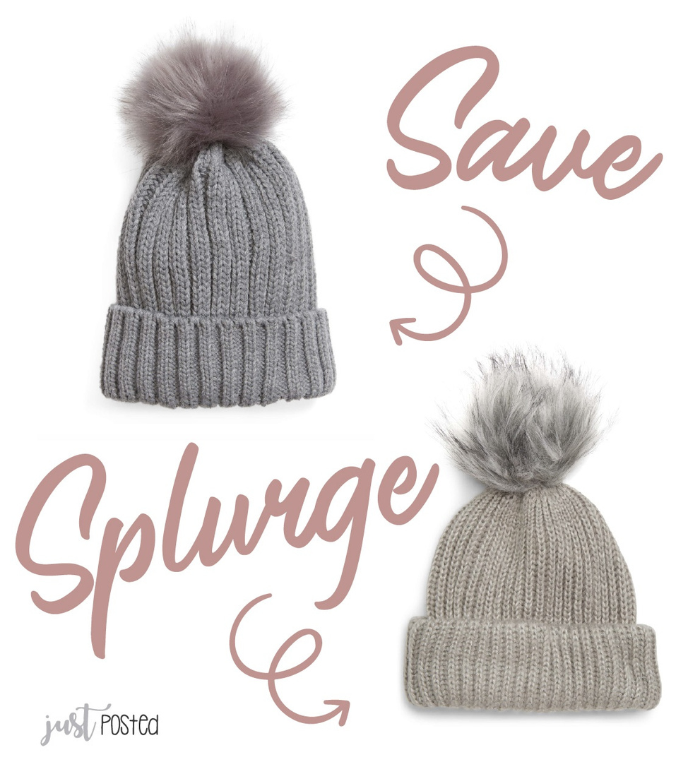 fur bobble hat topshop