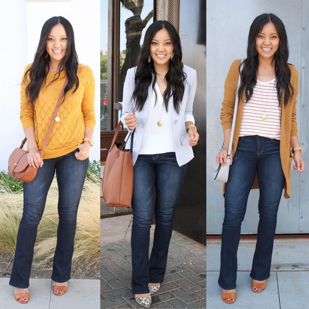 Fashion Look Featuring Wit & Wisdom Bootcut Jeans and BP Cardigans by  puttingmetogether - ShopStyle