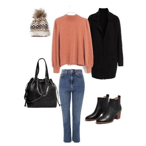 Fashion Look Featuring Topshop Straight-Leg Jeans and Madewell Sweaters ...