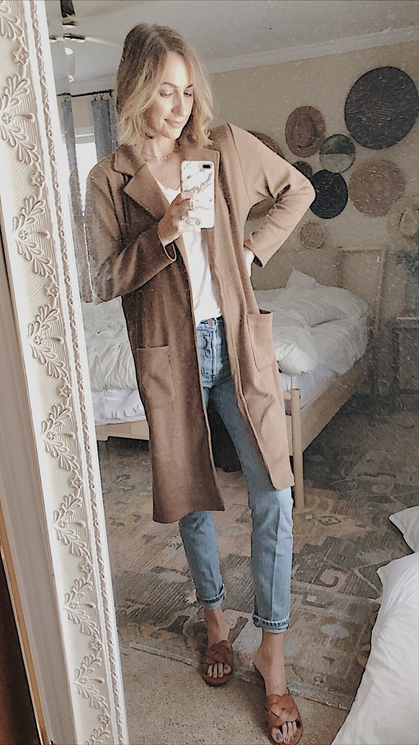time and tru double knit cardigan