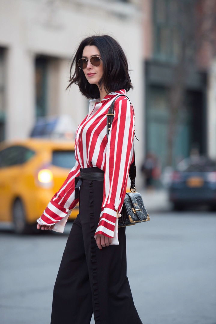 Fashion Look Featuring Mother of Pearl Tops and Prada Shoulder Bags by ...