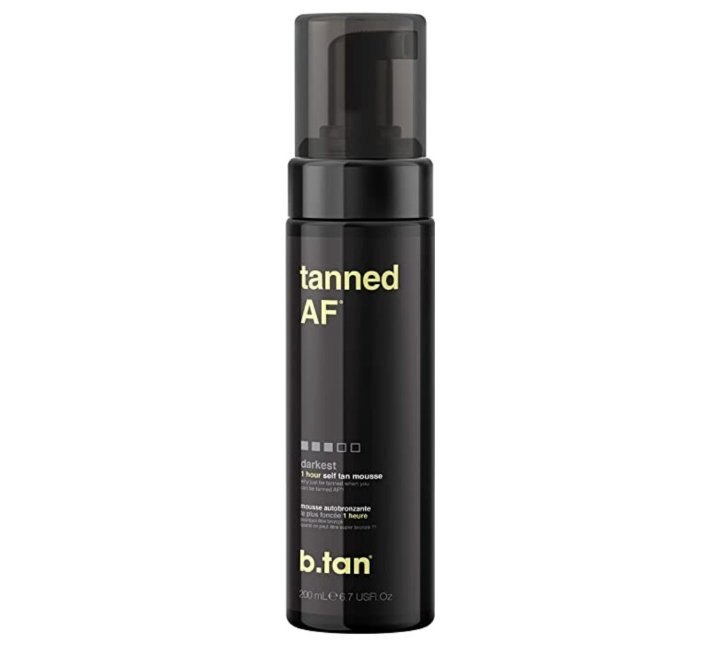 Look by Jennifer sattler featuring b.tan Ultra Dark Self Tanner - 100% Natural, Fast, 1 Hour Sunless Tanner Mousse, No Gimmicks, No Fake Tan Smell, No Added Nasties, Vegan, Cruelty & Paraben Free, 6.7 Fl Oz